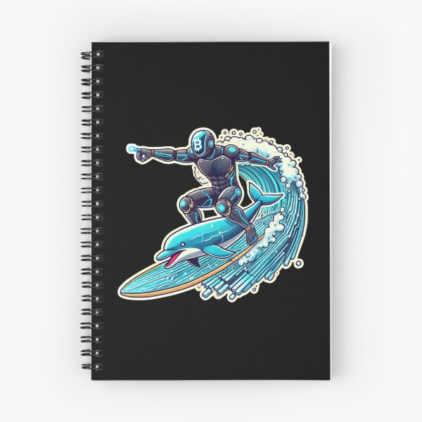 Item preview, Surfing the Crypto Bull Run designed and sold by pixelpulsenyc.