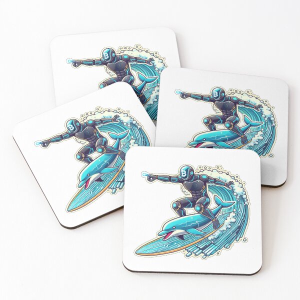 Item preview, Surfing the Crypto Bull Run designed and sold by pixelpulsenyc.