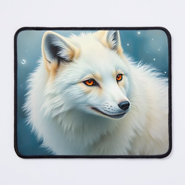 Item preview, Arctic Fox Oil Painting Style Nature Wildlife Conservation designed and sold by kakarikihill.