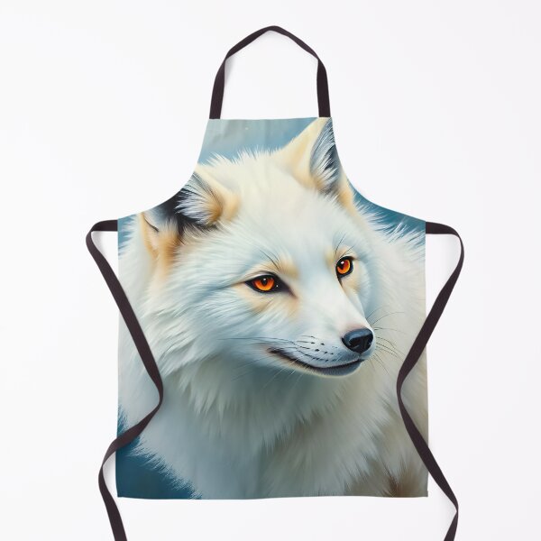Item preview, Arctic Fox Oil Painting Style Nature Wildlife Conservation designed and sold by kakarikihill.