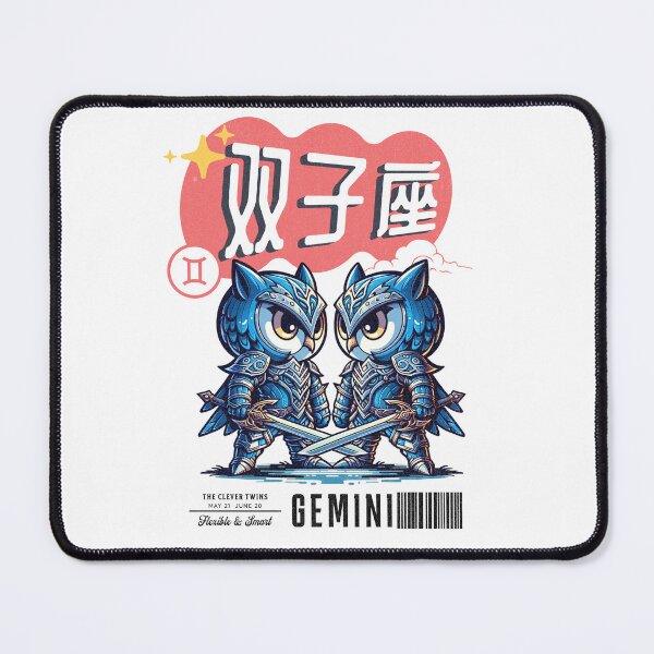 Item preview, Zodiac - Gemini The Clever Twins - Flexible and Smart designed and sold by 2ndSketch.