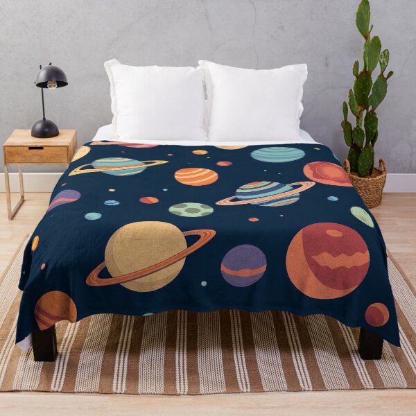 Item preview, Seamless Space Pattern with Planets designed and sold by MysticArtisan.