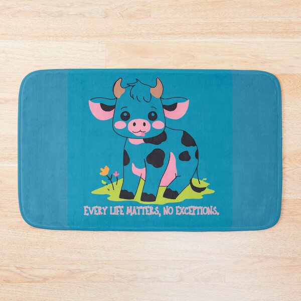 Item preview, Blue Cute Cow Every Life Matters No Exceptions designed and sold by DAKSs.
