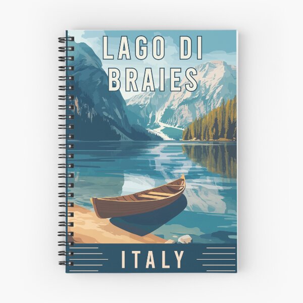 Item preview, Explore Lago di Braies in Italy Enchanting Lake Scene - Travel Art designed and sold by turtlestart.