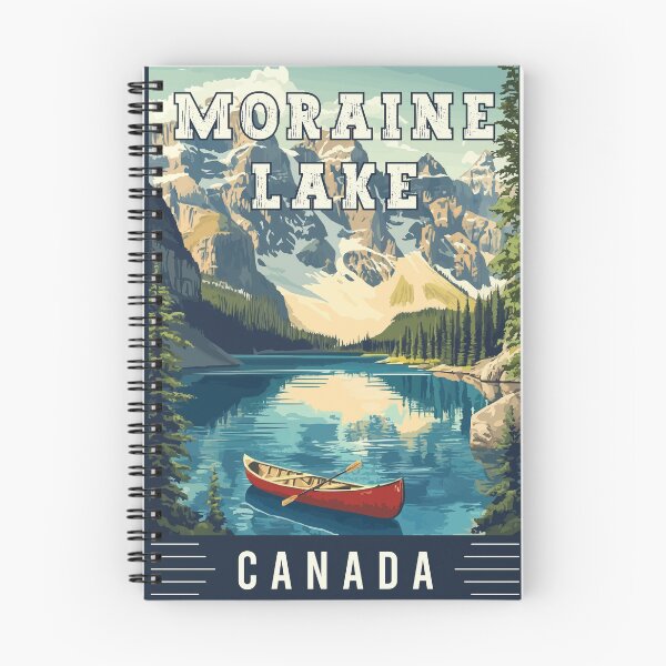 Item preview, Explore Moraine Lake in Canada Banff National Park Scene - Travel Art designed and sold by turtlestart.