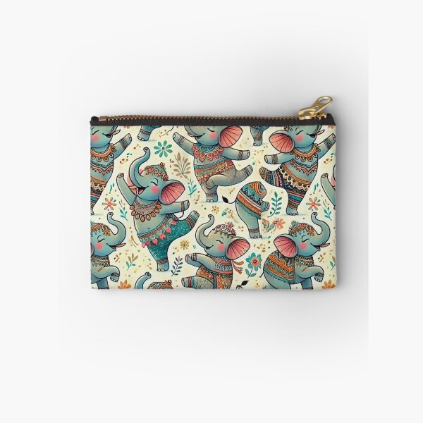 Item preview, Joyful Elephants in Motion designed and sold by GlassPenny.