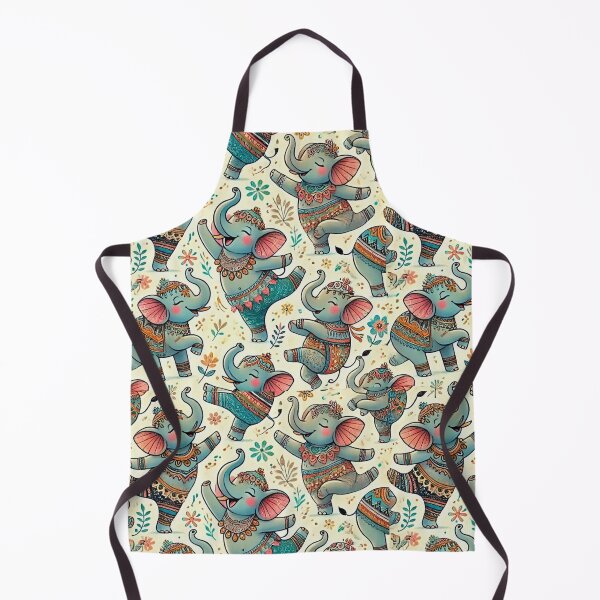 Item preview, Joyful Elephants in Motion designed and sold by GlassPenny.