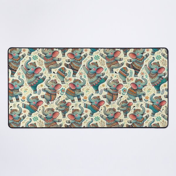 Item preview, Joyful Elephants in Motion designed and sold by GlassPenny.
