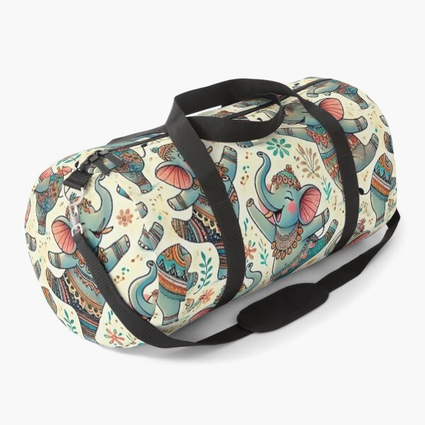 Item preview, Joyful Elephants in Motion designed and sold by GlassPenny.