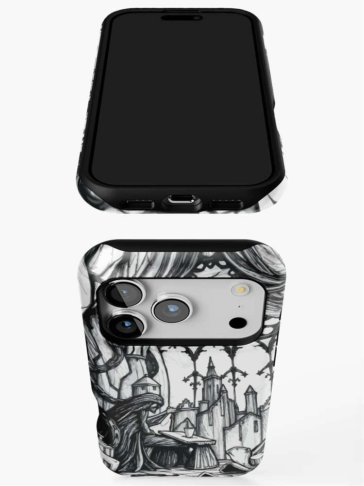 Thumbnail 3 of 4, iPhone Case, Gothic View designed and sold by Coloradodrawings.