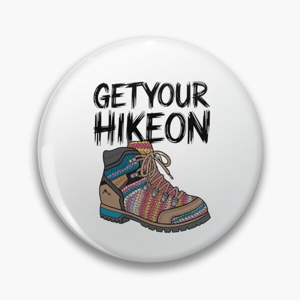 Item preview, Hiking. Hiking Boots. Crochet Art. Outdoors Adventure.  designed and sold by gloriamelrose.