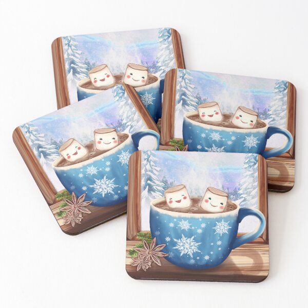 Item preview, Marshmallows on Holiday designed and sold by awanderingsoul.