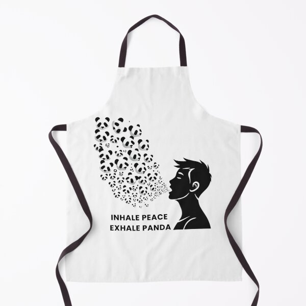 Item preview, Inhale Peach Exhale Panda designed and sold by And Good Stuff.