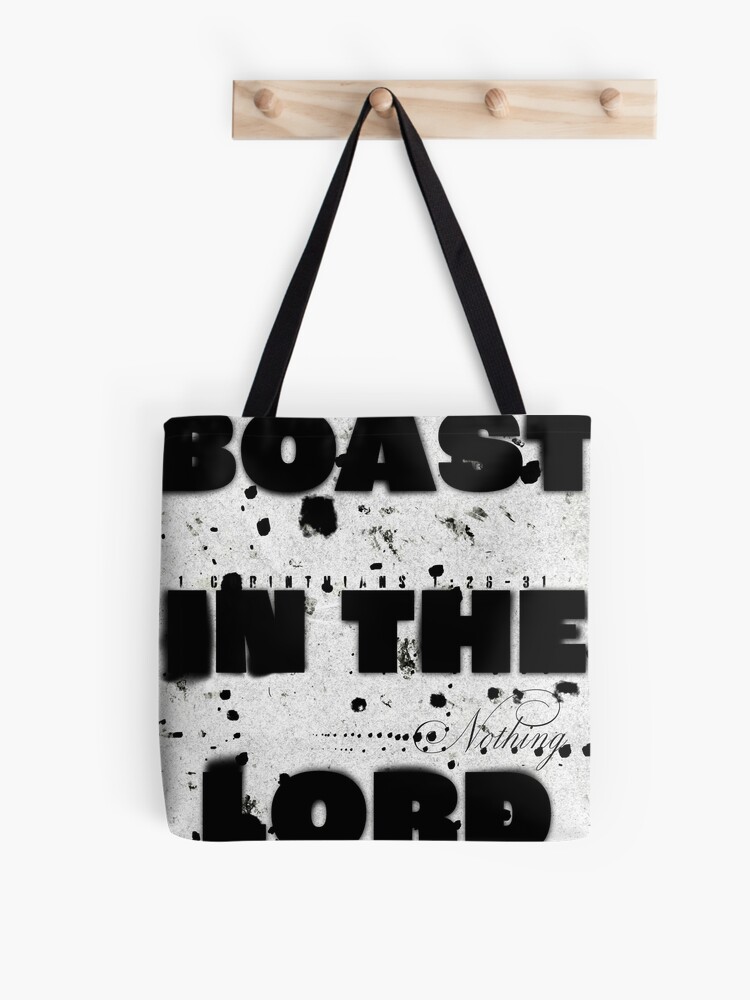 Thumbnail 1 of 2, Tote Bag, Boast in the Lord designed and sold by nathanblixt.