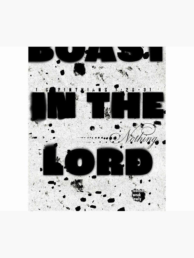 Thumbnail 2 of 2, Duvet Cover, Boast in the Lord designed and sold by nathanblixt.