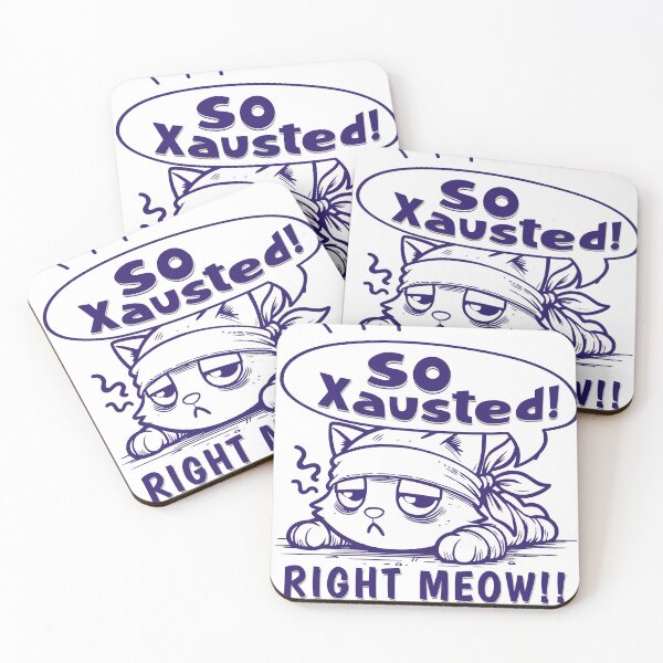 Item preview, So Exhausted Kitty Cat designed and sold by DansDZigns.