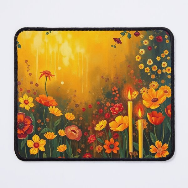 Item preview, A Beautiful Flower Garden painting inspired by Gustav Klimt designed and sold by Vintage Designs +.
