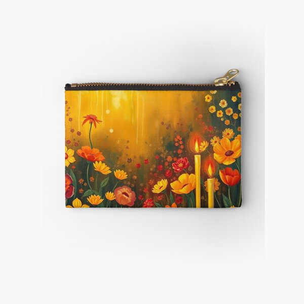 Item preview, A Beautiful Flower Garden painting inspired by Gustav Klimt designed and sold by Vintage Designs +.