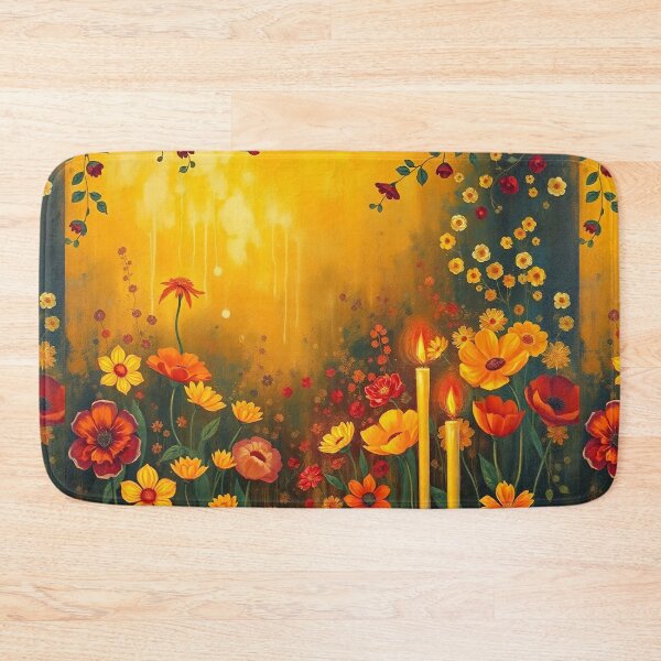 Item preview, A Beautiful Flower Garden painting inspired by Gustav Klimt designed and sold by Vintage Designs +.
