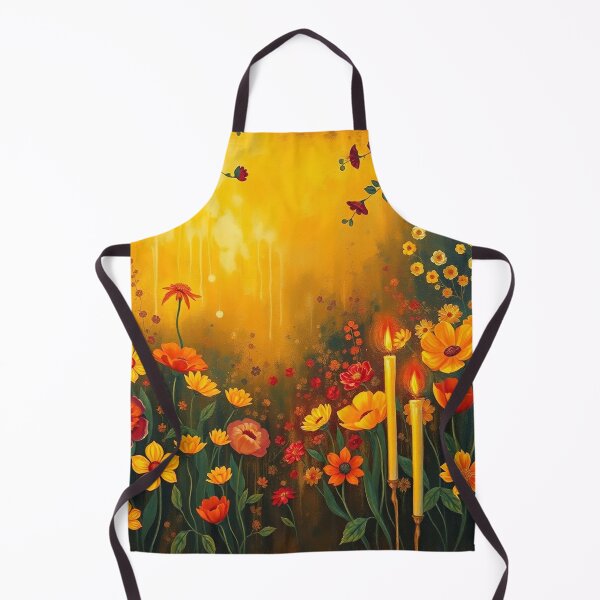Item preview, A Beautiful Flower Garden painting inspired by Gustav Klimt designed and sold by Vintage Designs +.