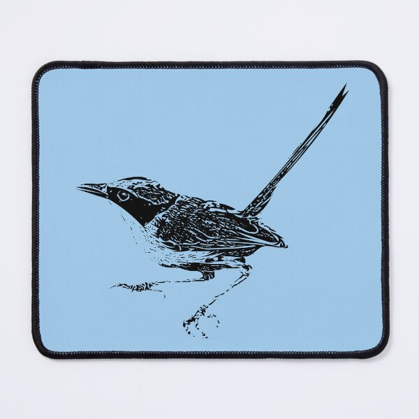 Item preview, Purple-crowned Fairy-wren Black Design designed and sold by designsasstultd.