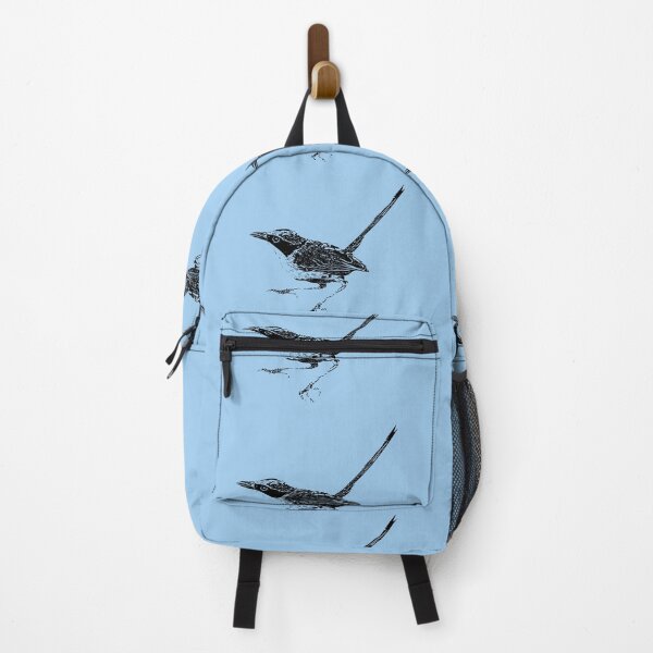 Item preview, Purple-crowned Fairy-wren Black Design designed and sold by designsasstultd.