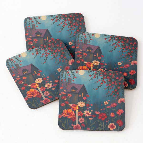 Item preview, A Beautiful Flower Garden painting inspired by Gustav Klimt designed and sold by Vintage Designs +.