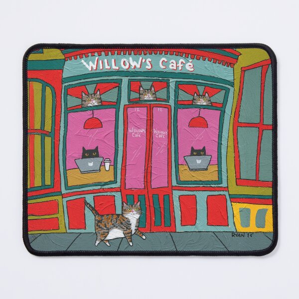 Item preview, Willow's Cat Cafe designed and sold by KilkennyCat Art.