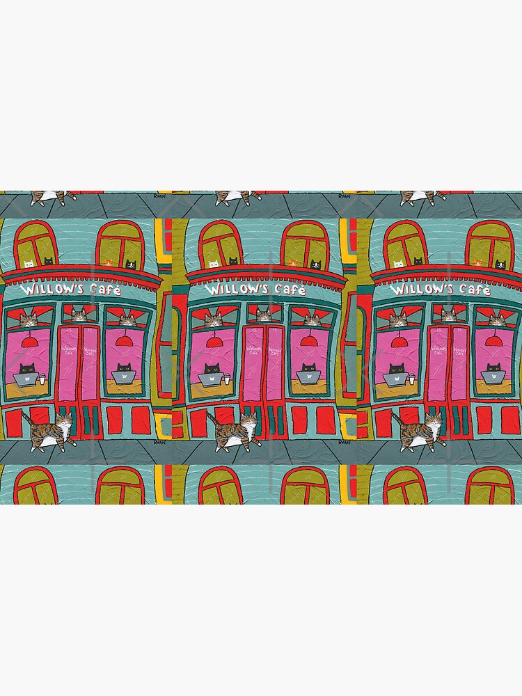 Thumbnail 6 of 6, Coffee Mug, Willow's Cat Cafe designed and sold by kilkennycat.