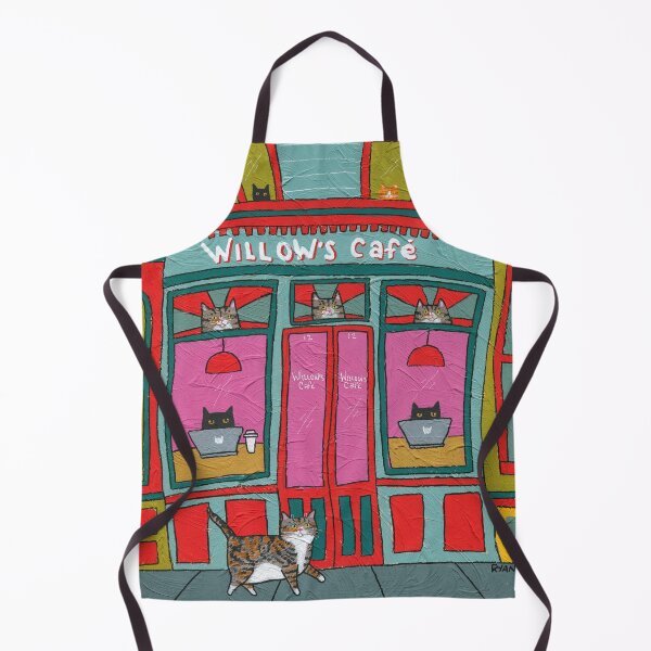 Item preview, Willow's Cat Cafe designed and sold by KilkennyCat Art.