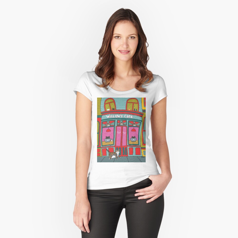 Item preview, Fitted Scoop T-Shirt designed and sold by kilkennycat.