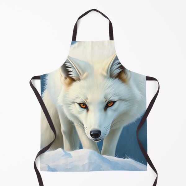 Item preview, Realistic Arctic Fox Oil Painting Style Wildlife Conservation designed and sold by kakarikihill.