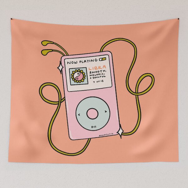 Item preview, Libra MP3 designed and sold by doodlebymeg.