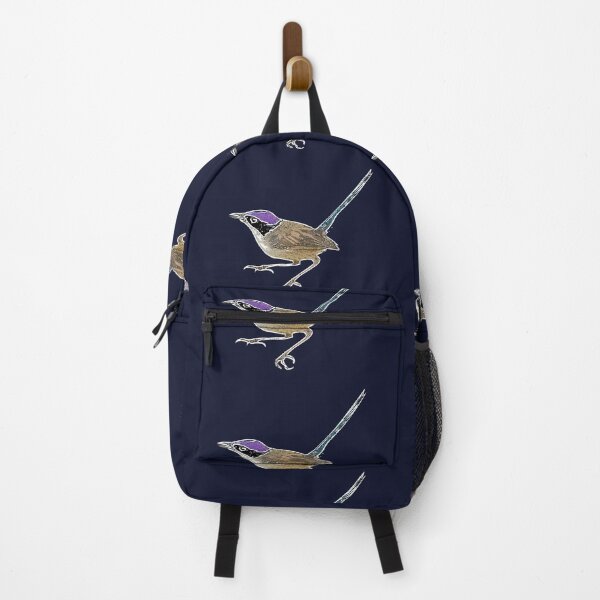 Item preview, Purple-crowned Fairy-wren White Alternate Design designed and sold by designsasstultd.