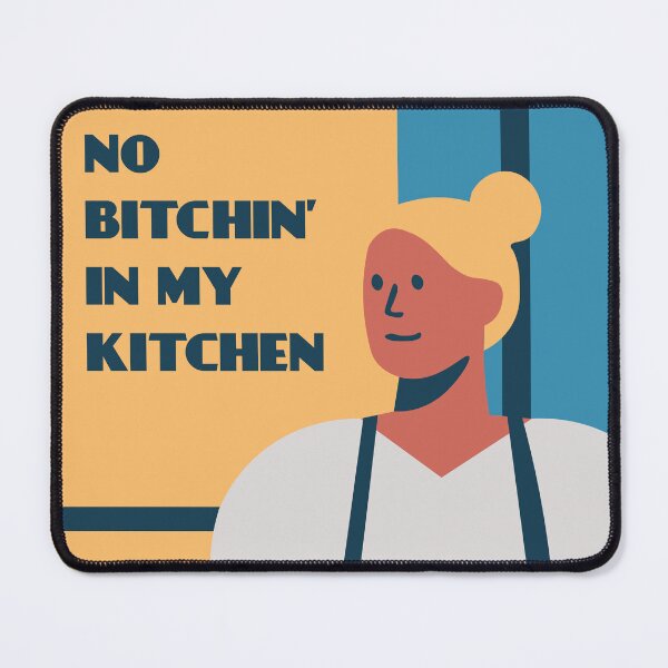 Item preview, No Bitchin' in My Kitchen - Funny Retro Kitchen Art designed and sold by Drawings Project.