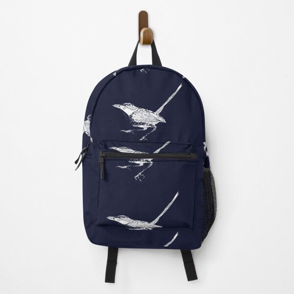 Item preview, Purple-crowned Fairy-wren White Design designed and sold by designsasstultd.