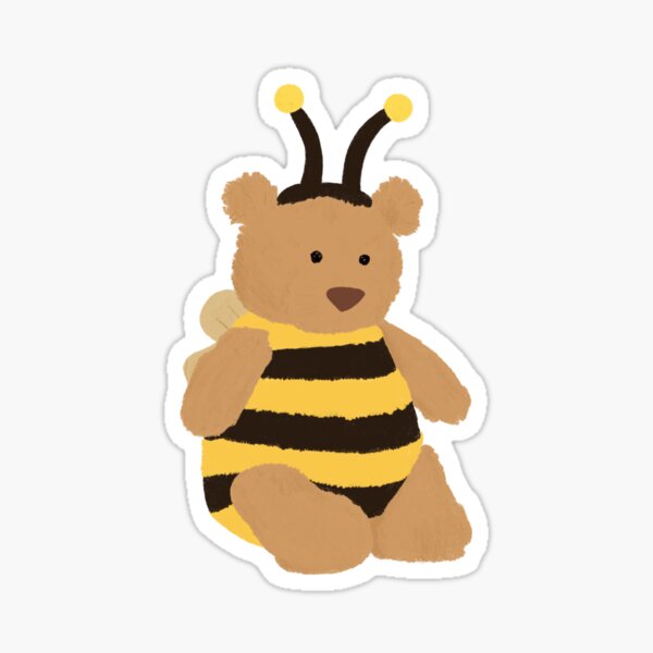 Artikel-Vorschau von Niedlicher Hummel-Teddybär-Plüschtier Jellycat, designt und verkauft von adriekins.