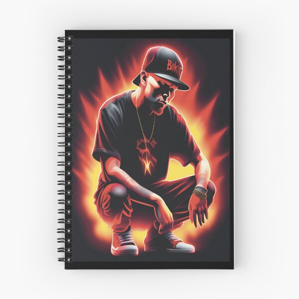 Item preview, Limp Bizkit Frontman | Fiery Nu-Metal Street Art | High-Energy Rock Portrait designed and sold by Brian Gollob Creative Art.