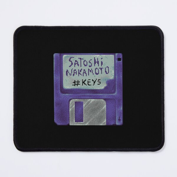Item preview, Satoshi Nakamoto Bitcoin Keys Pixel Art designed and sold by CyberRex.