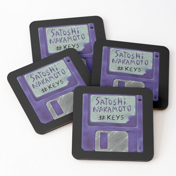 Item preview, Satoshi Nakamoto Bitcoin Keys Pixel Art designed and sold by CyberRex.