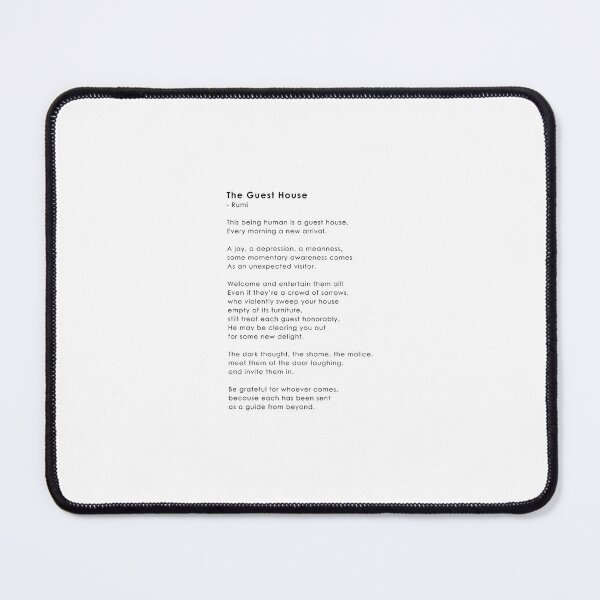Item preview,  The Guest House Poem, Rumi designed and sold by corbrand.