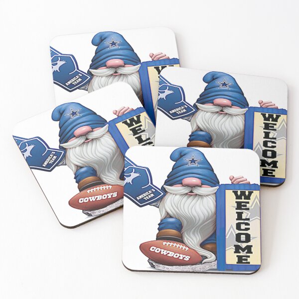 Item preview, Dallas Cowboys Gnome Solar-Lit Welcome Sign designed and sold by Fast-Fashion.