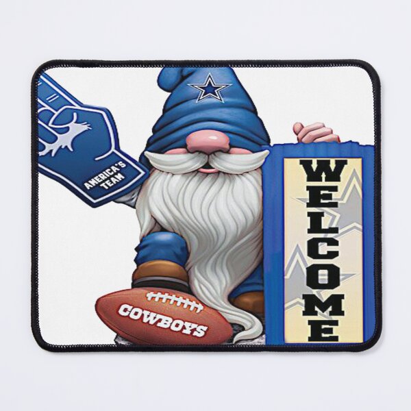 Item preview, Dallas Cowboys Gnome Solar-Lit Welcome Sign designed and sold by Fast-Fashion.