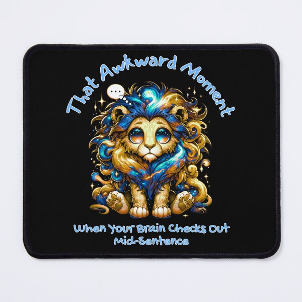 Item preview, “The Cosmic Brain Fart Lion” – When Your Thoughts Orbit a Different Galaxy designed and sold by Ophelia's Bazaar.