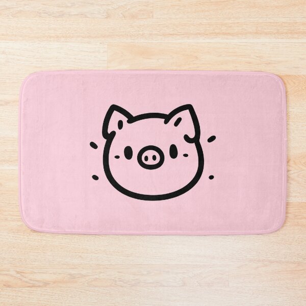 Item preview, Pink-dorable Piggy - Minimalist Farm Friend Art designed and sold by happyartworks.