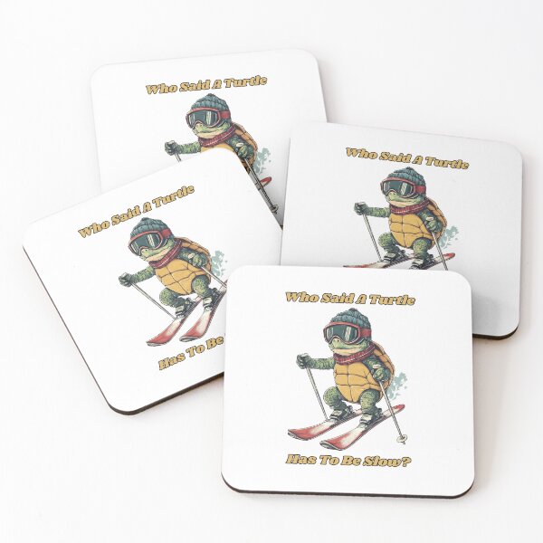 Item preview, Little Turtle On Skis designed and sold by MarcinDesign.