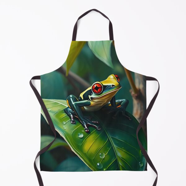 Item preview, Red Eyed Tree Frog Oil Painting Style Wildlife designed and sold by kakarikihill.