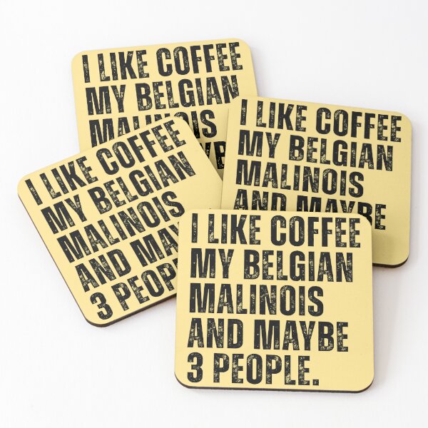 Item preview, Belgian Malinois Dog Coffee Lover Funny designed and sold by kamrankhan.