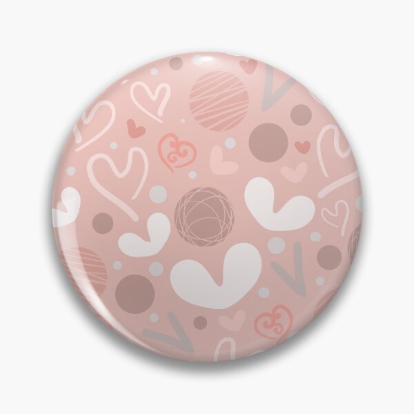 Item preview, Love Pattern with Tea Rose Pink Colour Version designed and sold by Khotekmei.