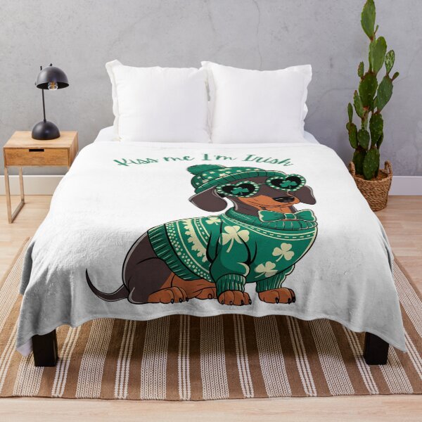 Item preview, Kiss me I'm Irish, Dachshund Dog, St Patrick's Day designed and sold by WHDProduction45.